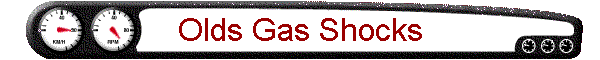 Olds Gas Shocks